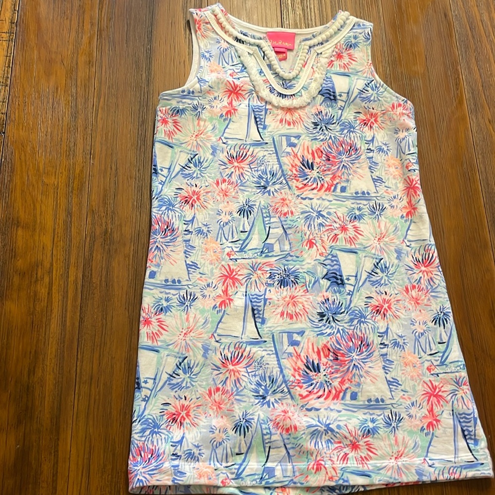 Lilly Pulitzer Mini Harper Shift Dress. Size M 6/7. EUC